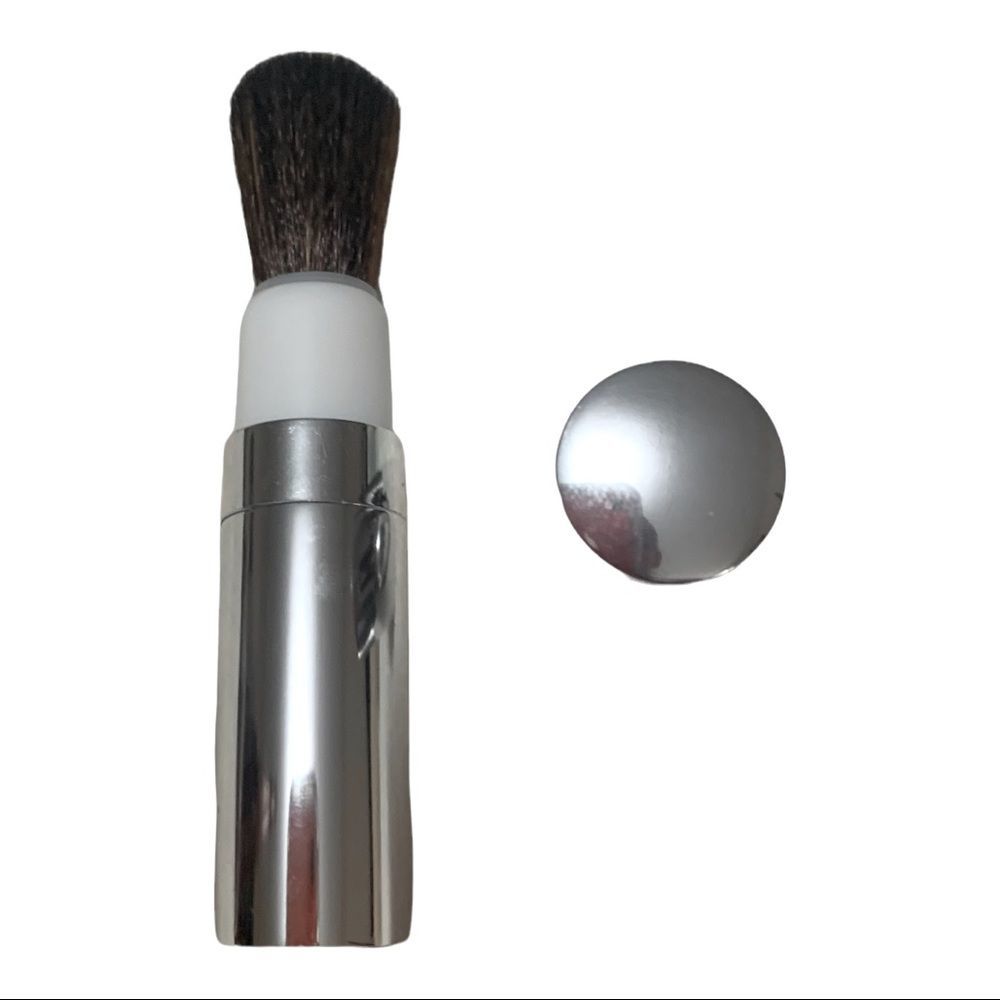 Tube makeup brush